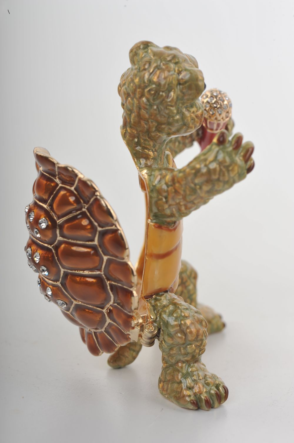 Keren Kopal Turtle Singing with a Microphone