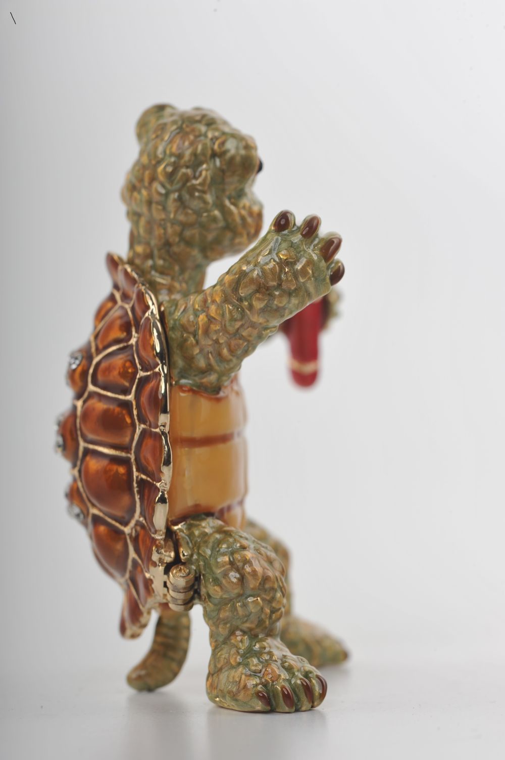 Keren Kopal Turtle Singing with a Microphone