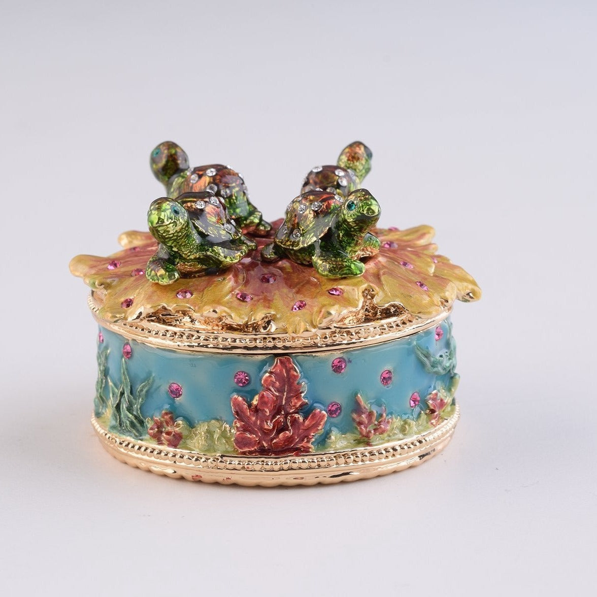 Keren Kopal Turtles Trinket Box