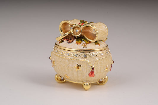 Keren Kopal Yellow Trinket Box