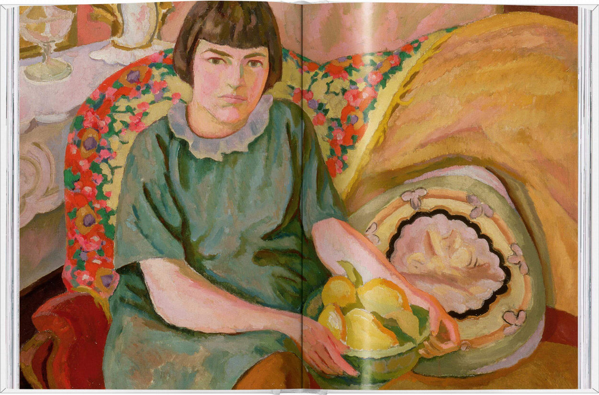 עמוד מתוך הספר The Gourmand's Lemon - ציור עם לימונים.