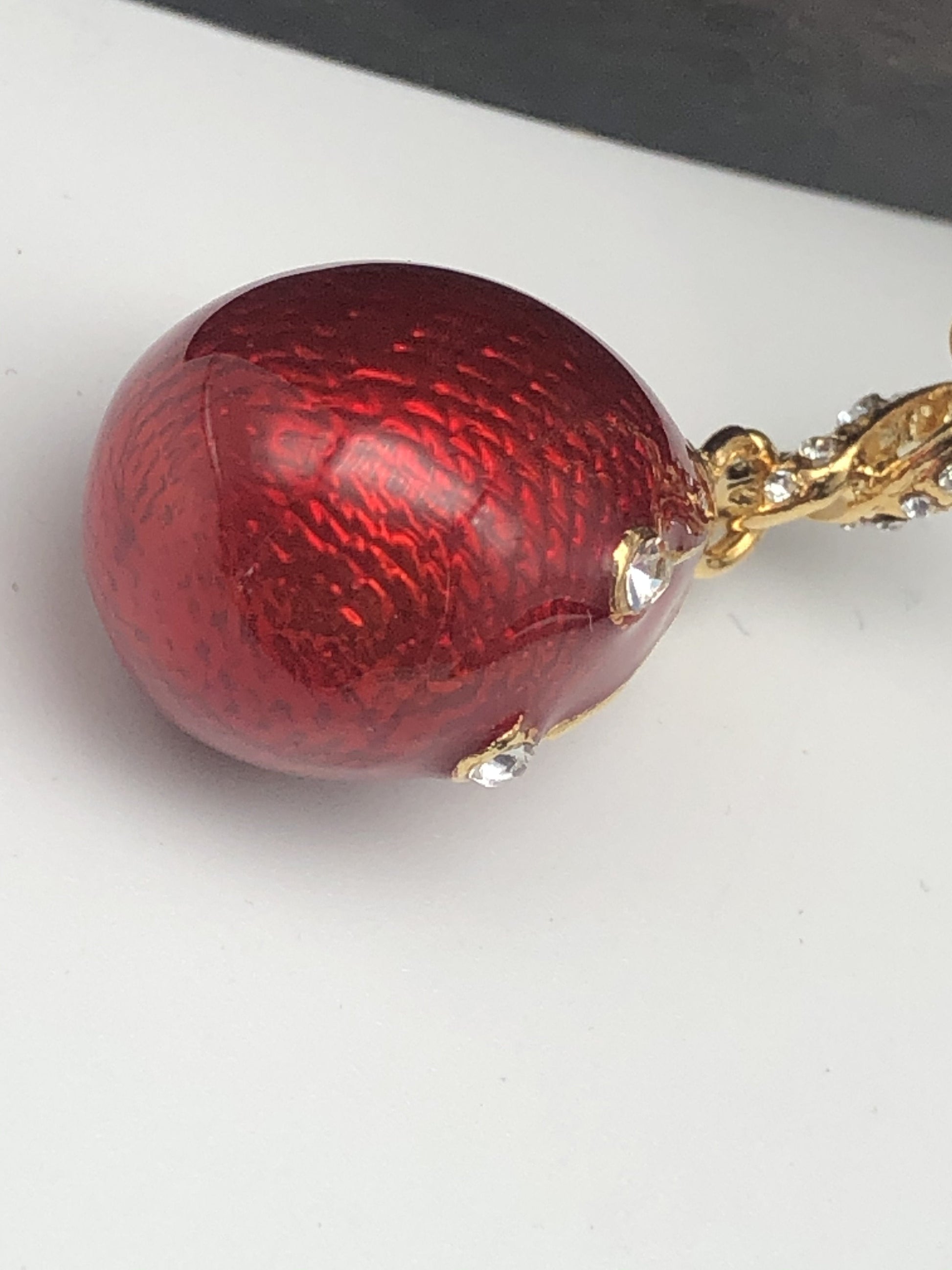 Keren Kopal Red Egg Pendant Necklace