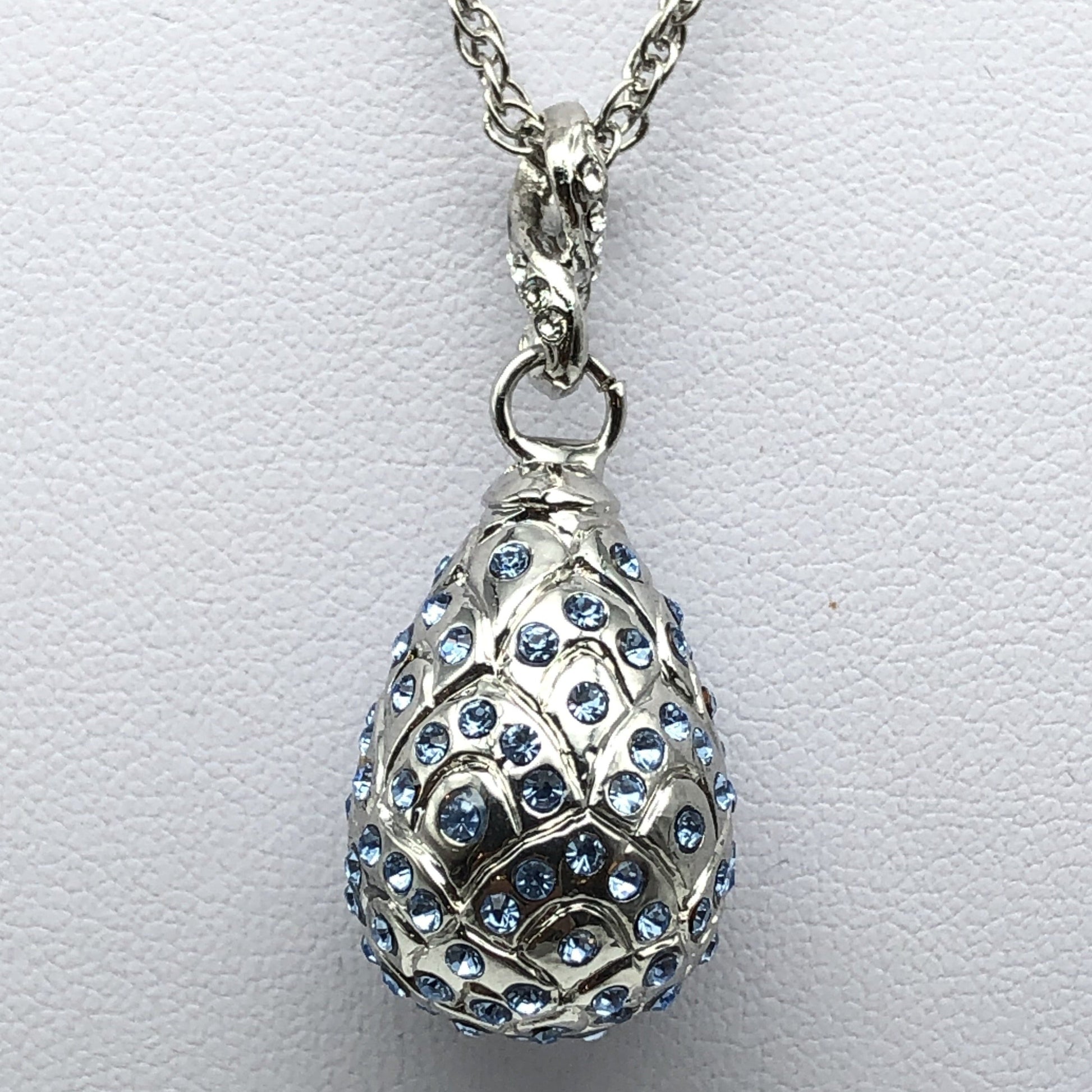 Keren Kopal Silver Egg Pendant Necklace