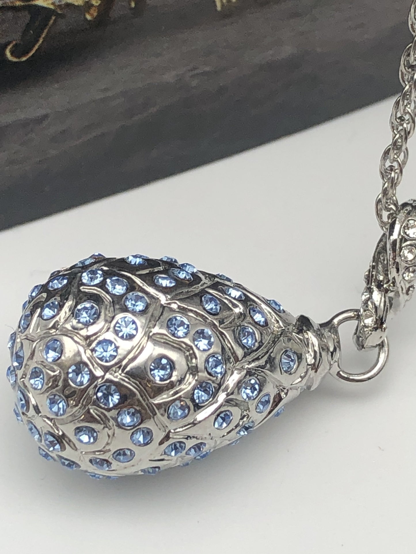 Keren Kopal Silver Egg Pendant Necklace