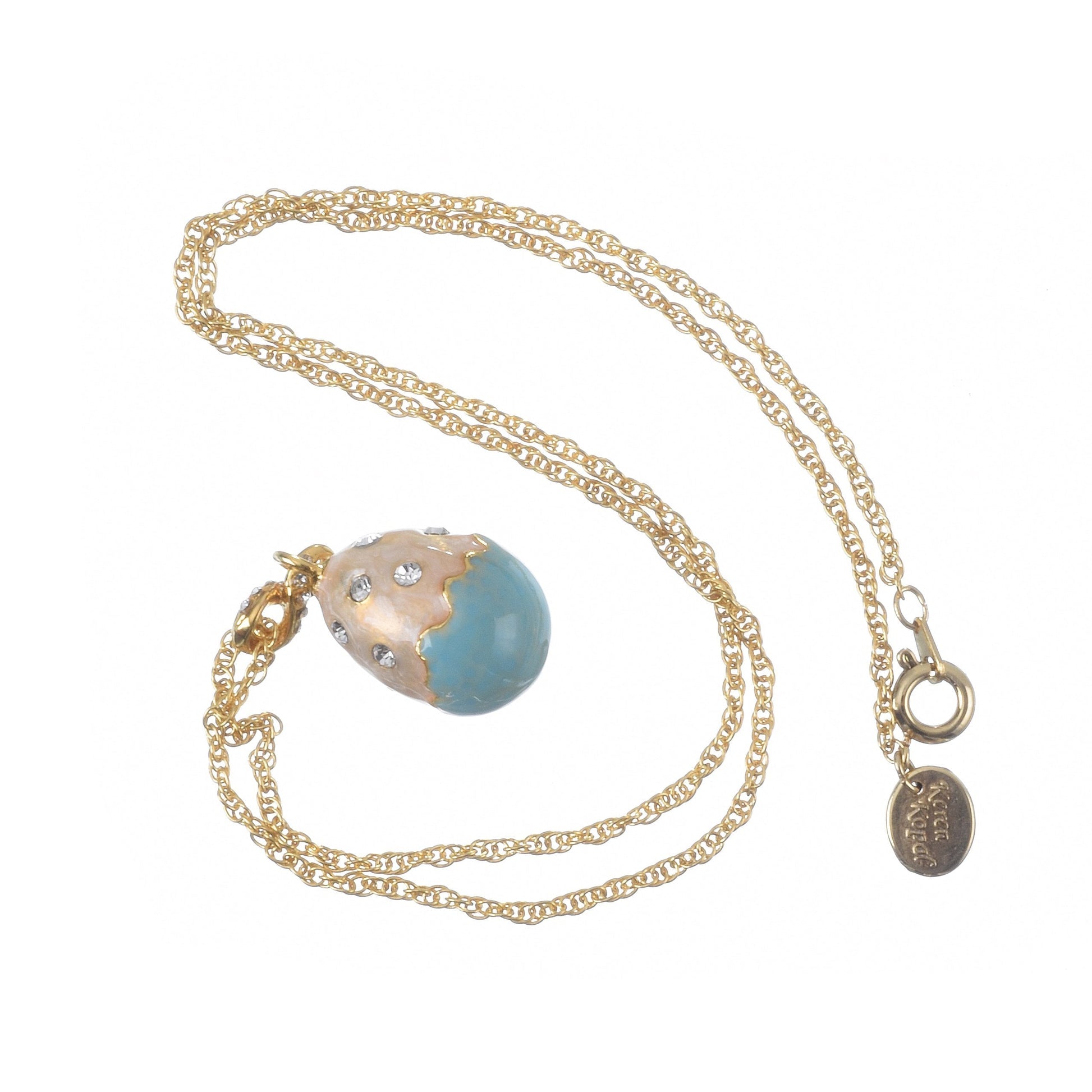 Keren Kopal Turquoise Egg Pendant Necklace