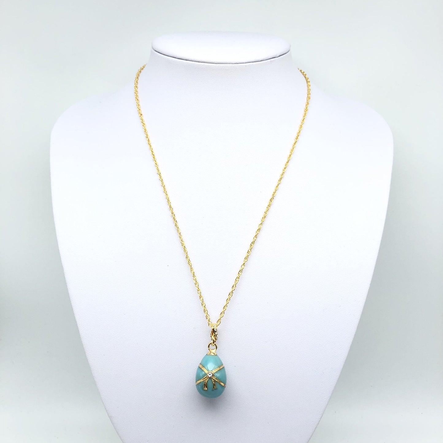 Keren Kopal Turquoise Egg Pendant Necklace