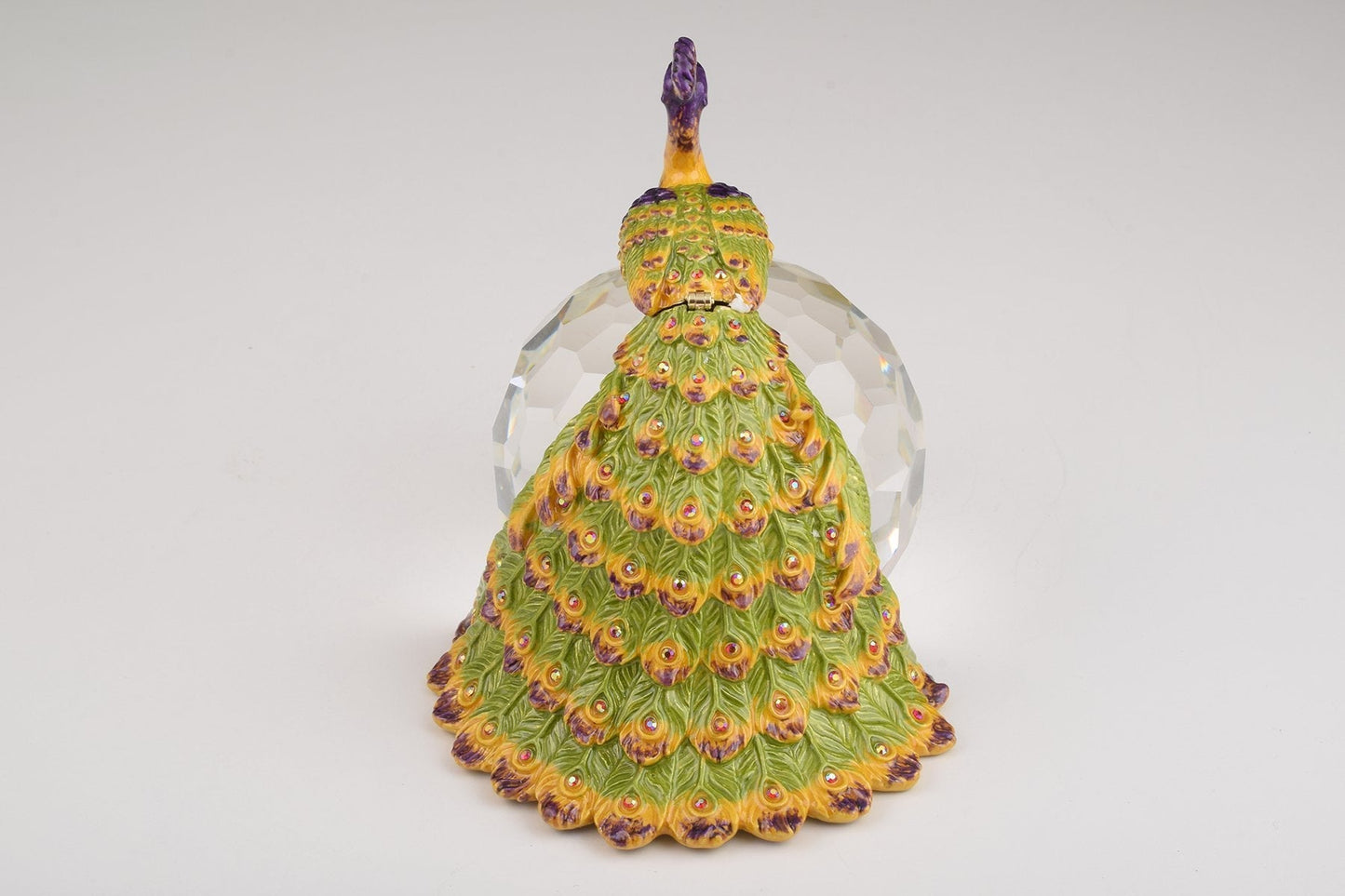 Keren Kopal Colorful Peacock on Crystal Ball