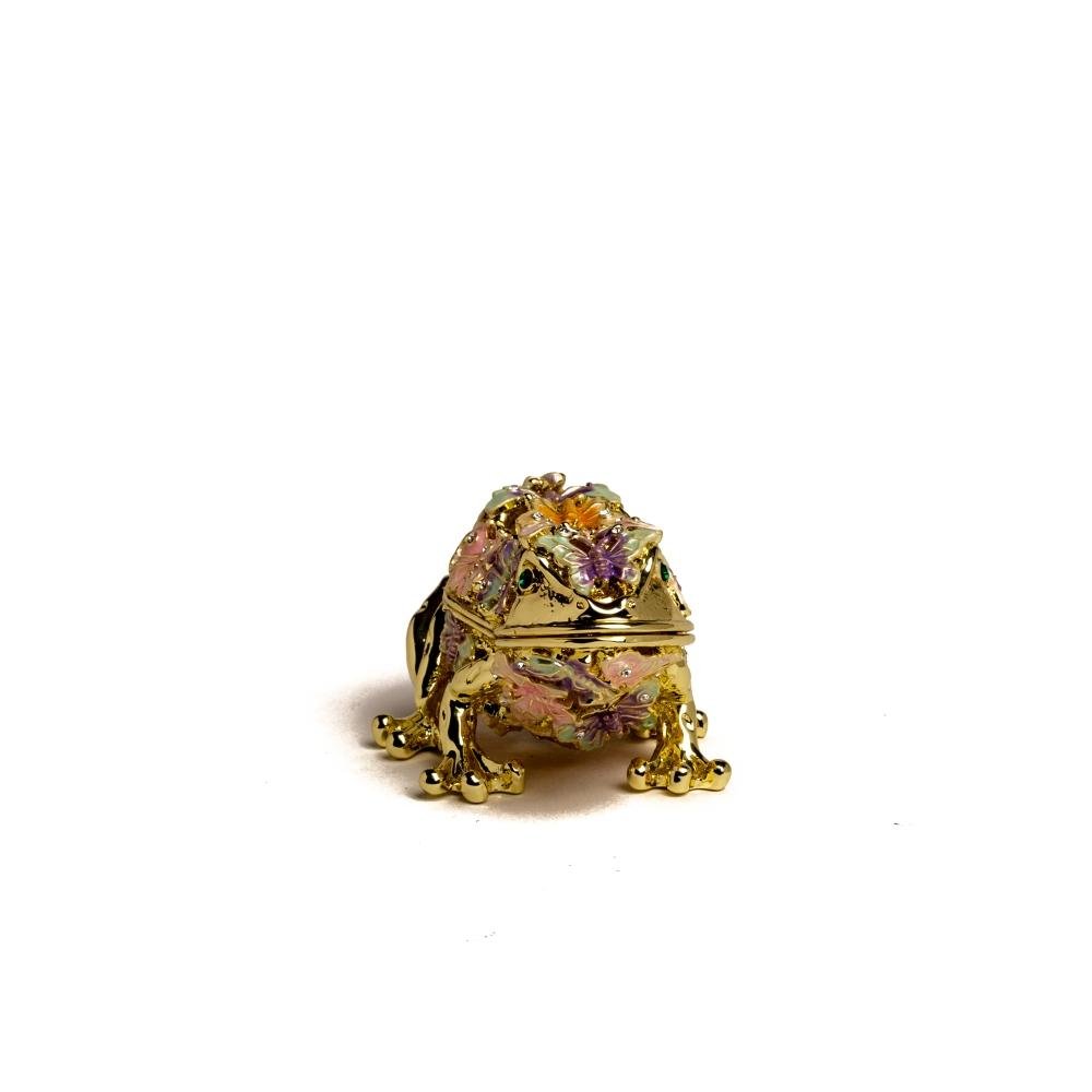Keren Kopal Golden Frog Decorated with Butterflies