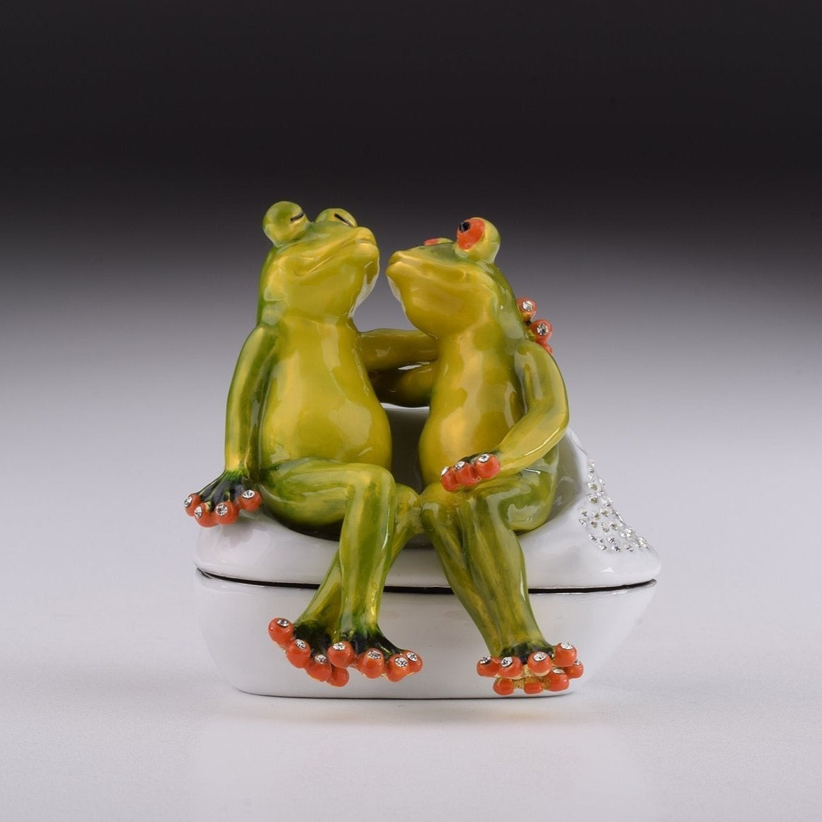 Keren Kopal Two Frogs in love Sitting Together