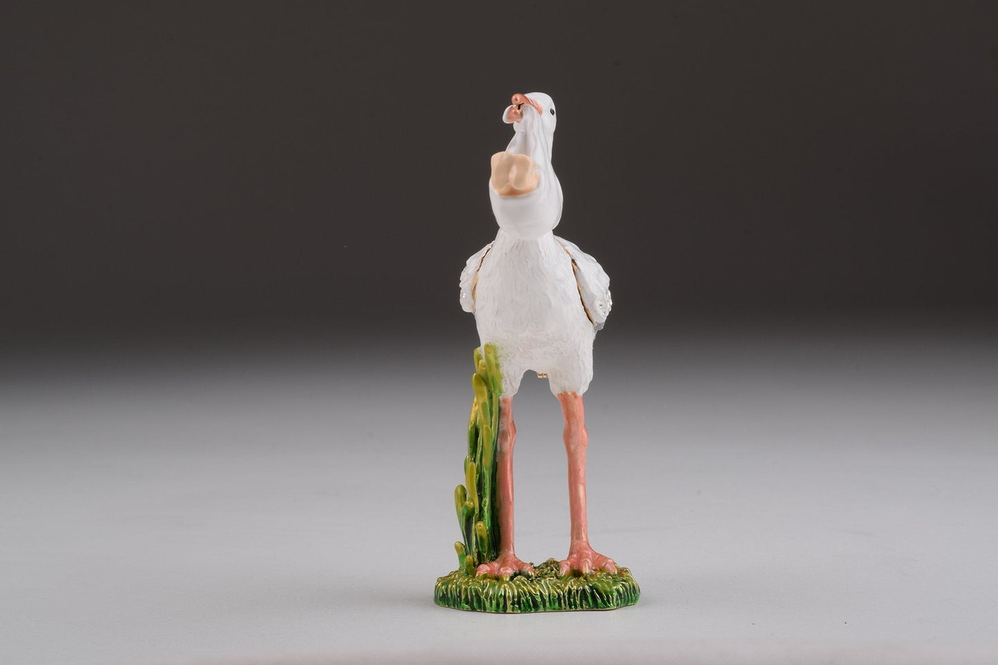 Keren Kopal White Stork Carring a Baby