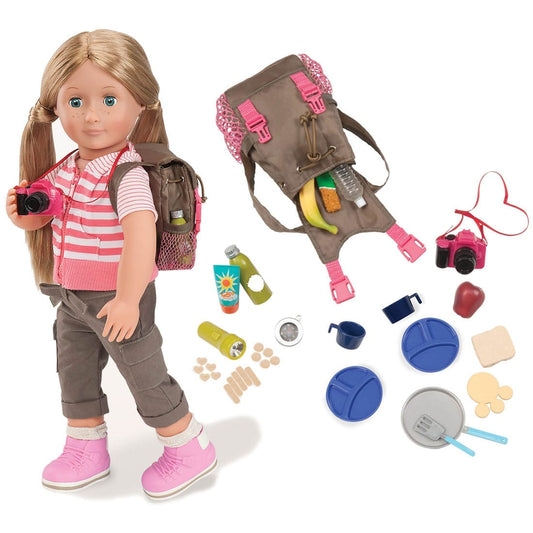 סט ציוד למטיילת לבובה