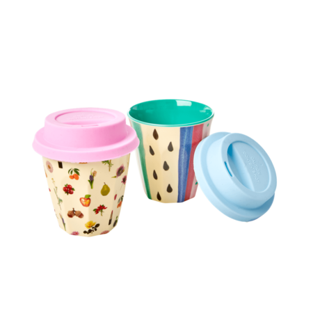 Rice DK | Melamine Silicone Small Cup Lids Pastels