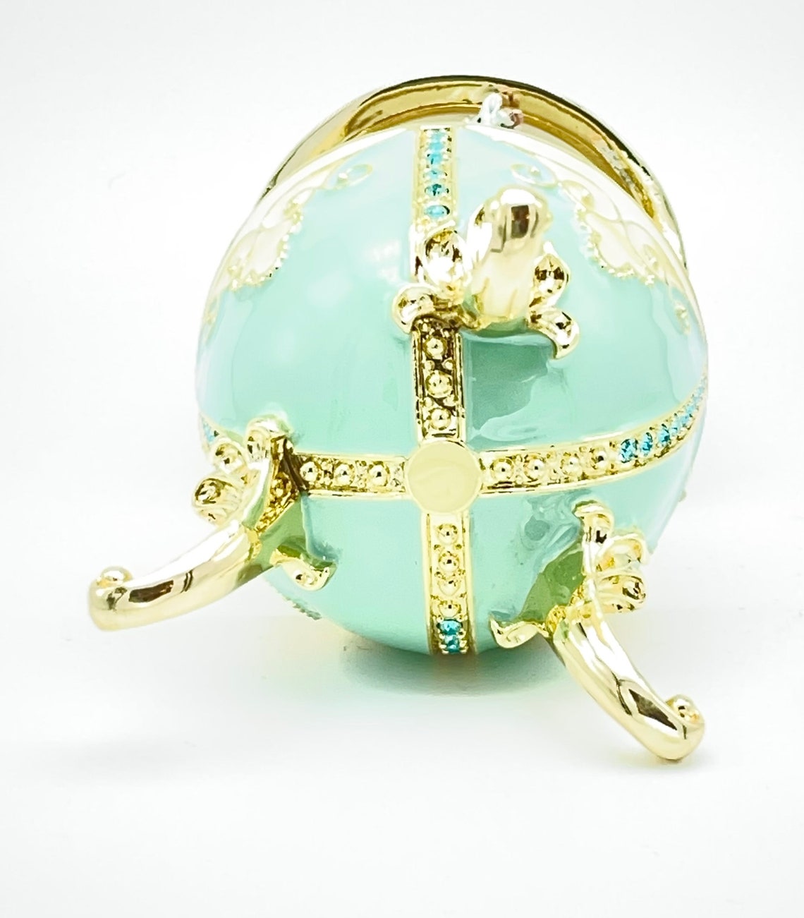 Faberge Egg with Music Royal Horses Carousel